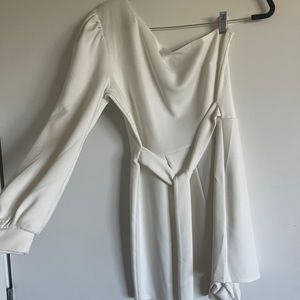 ASOS WHITE CLASSY ROMPER